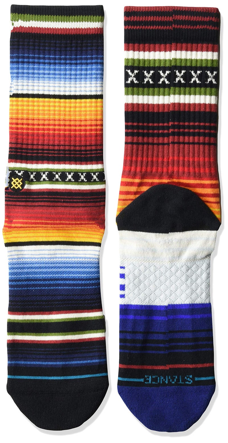 Stance Mens Crew Curren St Socks, Red, Small-Medium US - Image 2